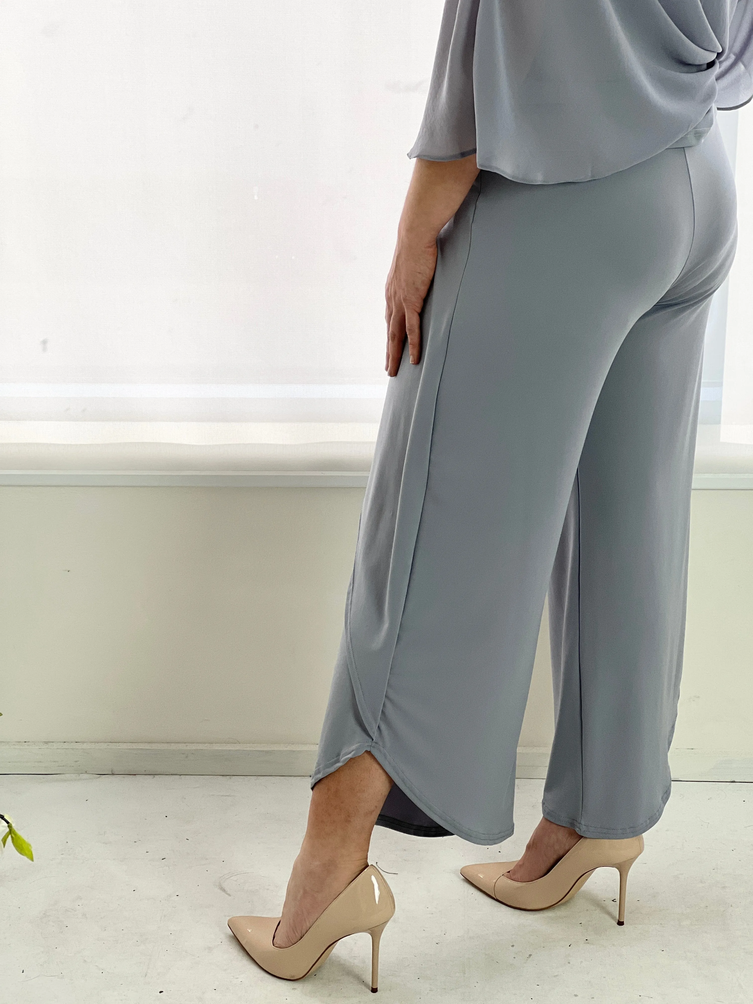 Pyrmont Silver Layered Pants