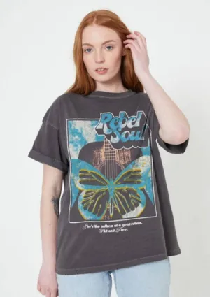 Rebel Soul Butterfly Graphic Tee