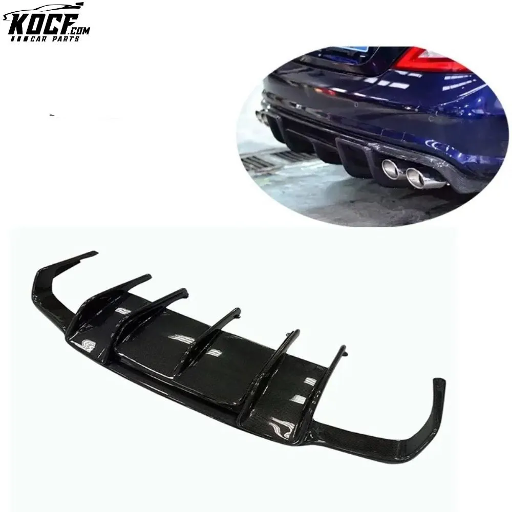 Renn style carbon fiber rear diffuser for Mercedes Benz CLS-CLASS CLS63 CLS300 CLS350 W218