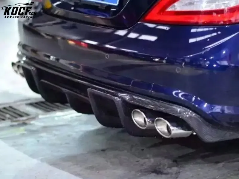 Renn style carbon fiber rear diffuser for Mercedes Benz CLS-CLASS CLS63 CLS300 CLS350 W218