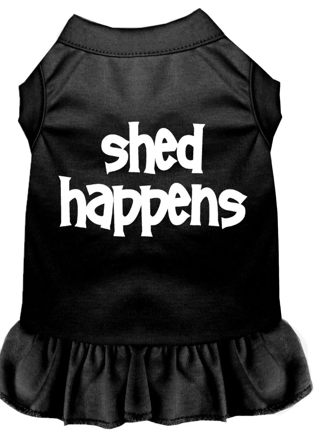 Shed Happens Screen Print Dress Black Xxxl (20)