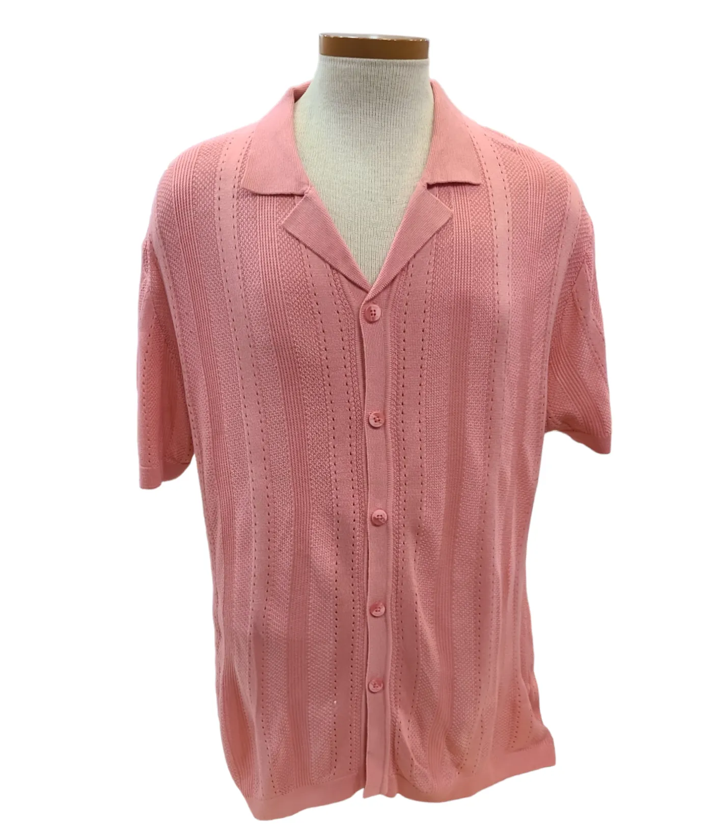 Stacy Adams Button Down Knit Shirts