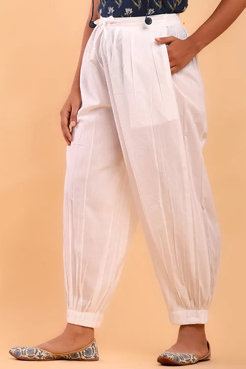 White Afghani Pant