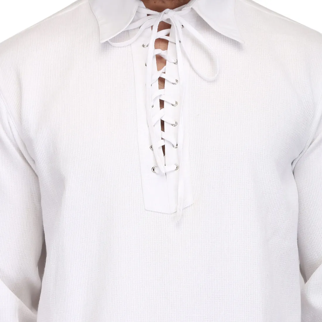 White Men’s Casual Shirt